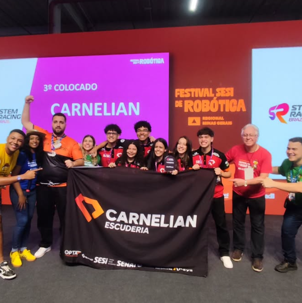 Equipe Carnelian Pódio